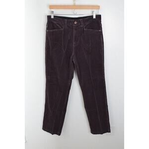 Blurr Stuff Mens Corduroy 30 X 31 Brown Straight Leg
